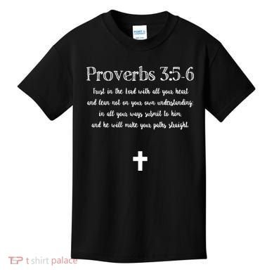 Proverbs 356 Bible Verse Scripture Christian Pullover Kids T-Shirt