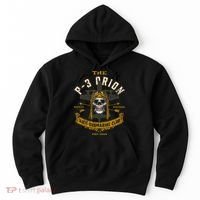 P 3 Orion Anti Submarine Aircraft Skull Distressed Hoodie thumb 0
