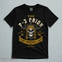 P 3 Orion Anti Submarine Aircraft Skull Distressed T-Shirt thumb 5