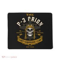 P 3 Orion Anti Submarine Aircraft Skull Distressed Mousepad thumb 0