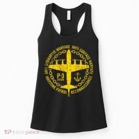 P 3 Orion Antisubmarine Warfare Patrol Military Aircraft Women's Tank Top thumb 0