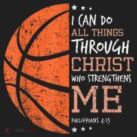 Philippians 4 13 I Can Do All Things Christian Basketball Tumbler thumb 3
