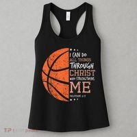 Philippians 4 13 I Can Do All Things Christian Basketball Women's Tank Top thumb 3