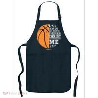 Philippians 4 13 I Can Do All Things Christian Basketball Apron thumb 0