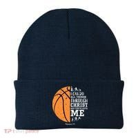 Philippians 4 13 I Can Do All Things Christian Basketball Beanie thumb 0