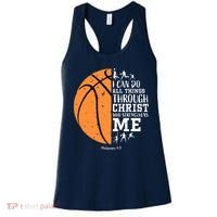 Philippians 4 13 I Can Do All Things Christian Basketball Women's Tank Top thumb 0