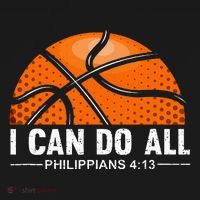 Philippians 4 13 I Can Do All Things Christian Basketball Mousepad thumb 1