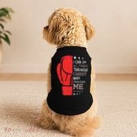 Philippians 4 13 I Can Do All Things Christian Boxing Doggie Tank thumb 2