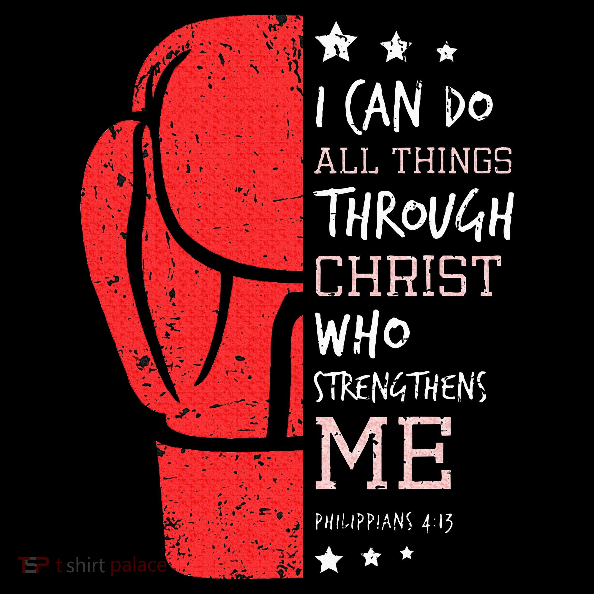 Philippians 4 13 I Can Do All Things Christian Boxing Women's Hoodie