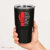 Philippians 4 13 I Can Do All Things Christian Boxing Tumbler thumb 2