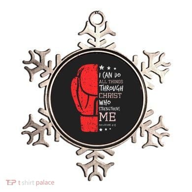 Philippians 4 13 I Can Do All Things Christian Boxing Ornament