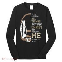 Philippians 4 13 I Can Do All Things Christian Wrestling Long Sleeve Shirt thumb 0