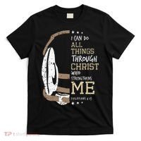 Philippians 4 13 I Can Do All Things Christian Wrestling T-Shirt thumb 0