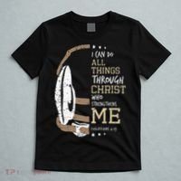 Philippians 4 13 I Can Do All Things Christian Wrestling T-Shirt thumb 5
