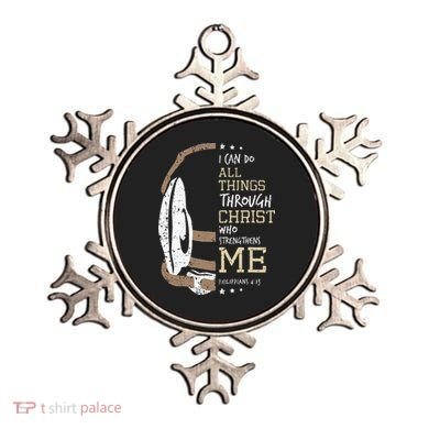 Philippians 4 13 I Can Do All Things Christian Wrestling Ornament