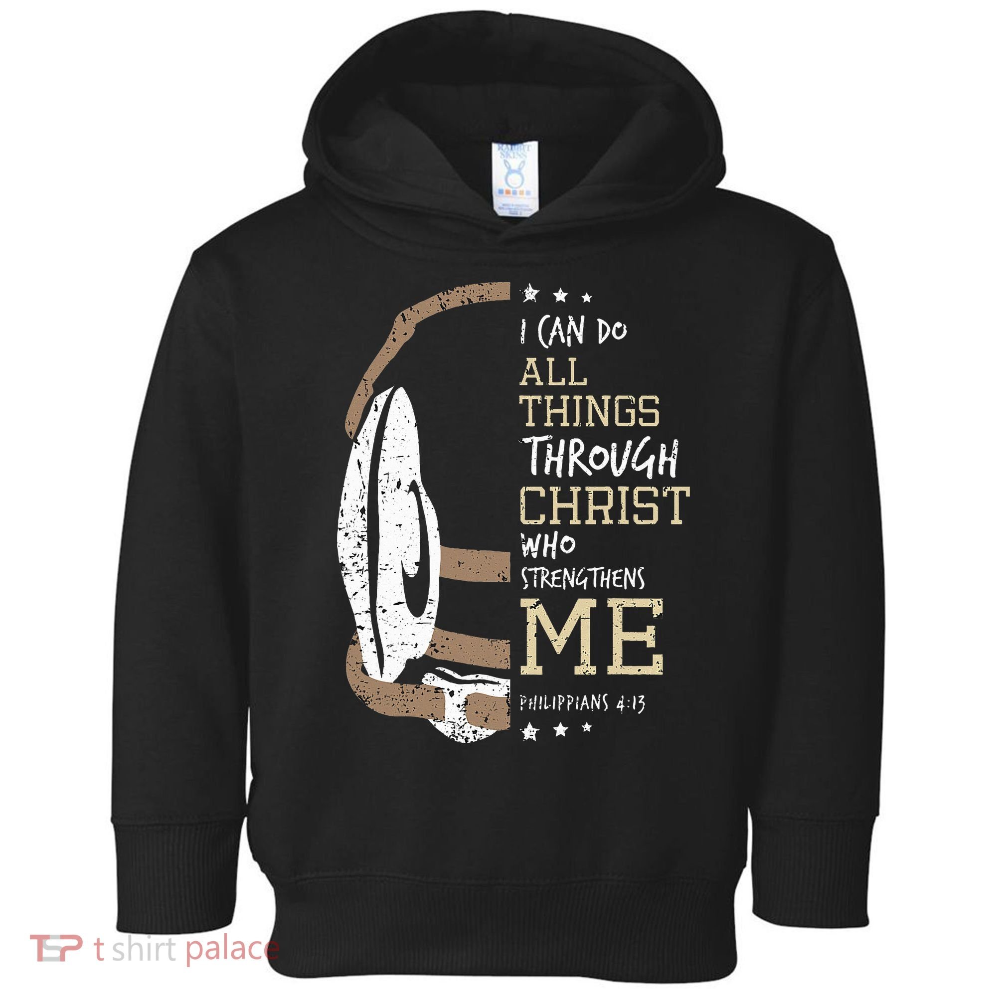 Philippians 4 13 I Can Do All Things Christian Wrestling Toddler Hoodie