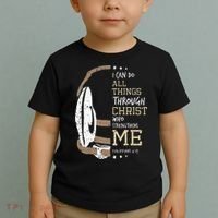 Philippians 4 13 I Can Do All Things Christian Wrestling Toddler T-Shirt thumb 2
