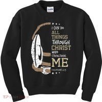 Philippians 4 13 I Can Do All Things Christian Wrestling Kids Sweatshirt thumb 0