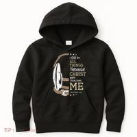 Philippians 4 13 I Can Do All Things Christian Wrestling Kids Hoodie thumb 0