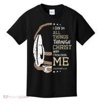 Philippians 4 13 I Can Do All Things Christian Wrestling Kids T-Shirt thumb 0