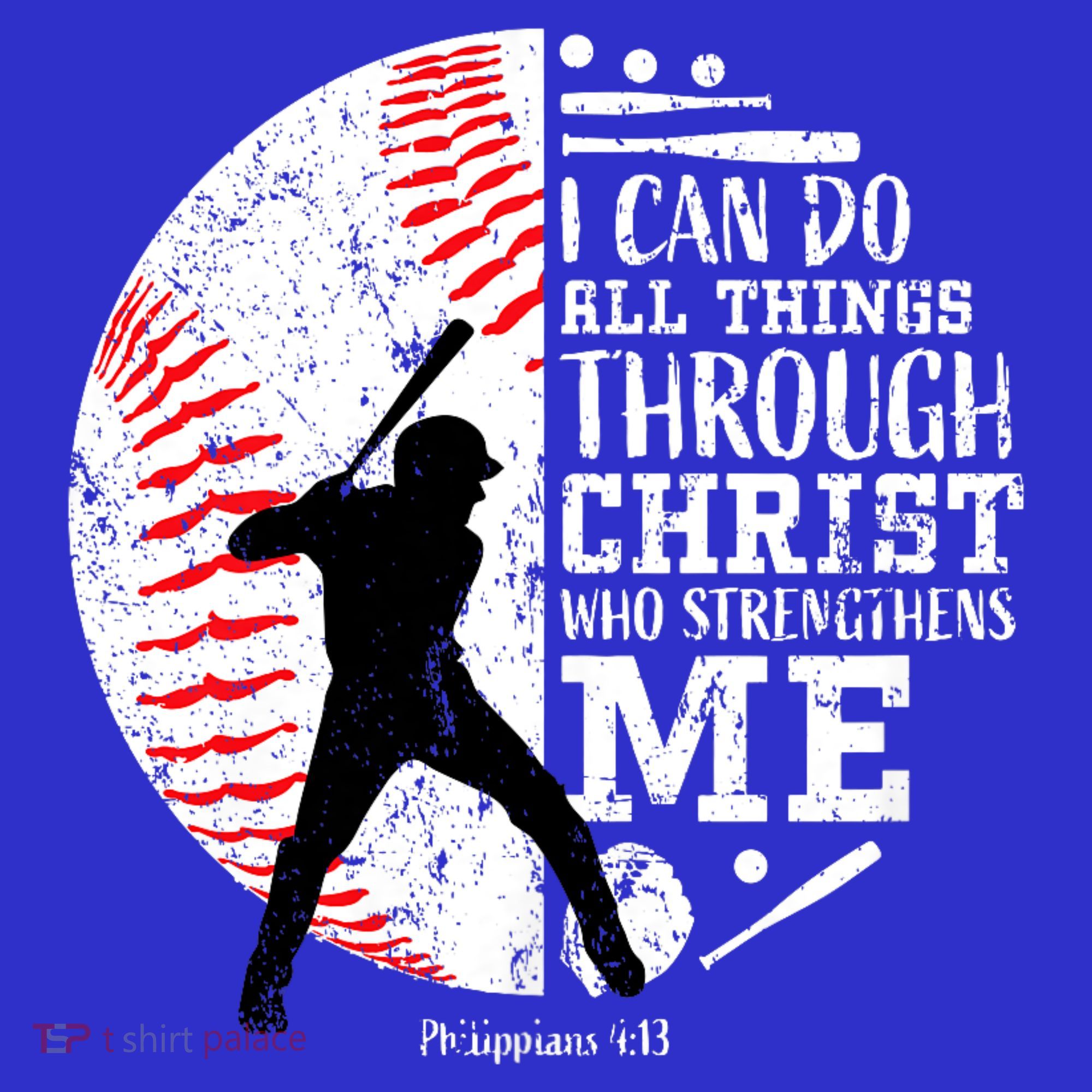 Philippians 4 13 I Can Do All Things Through Christ Who Strengthens Me Baseball Hoodie