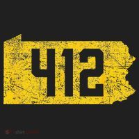 Pittsburgh 412 Area Code Yinzer Retro Souvenir Tumbler thumb 3