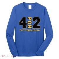 Pennsylvania 412 Area Code Burgh Steel City Local Pittsburgh Long Sleeve Shirt thumb 0