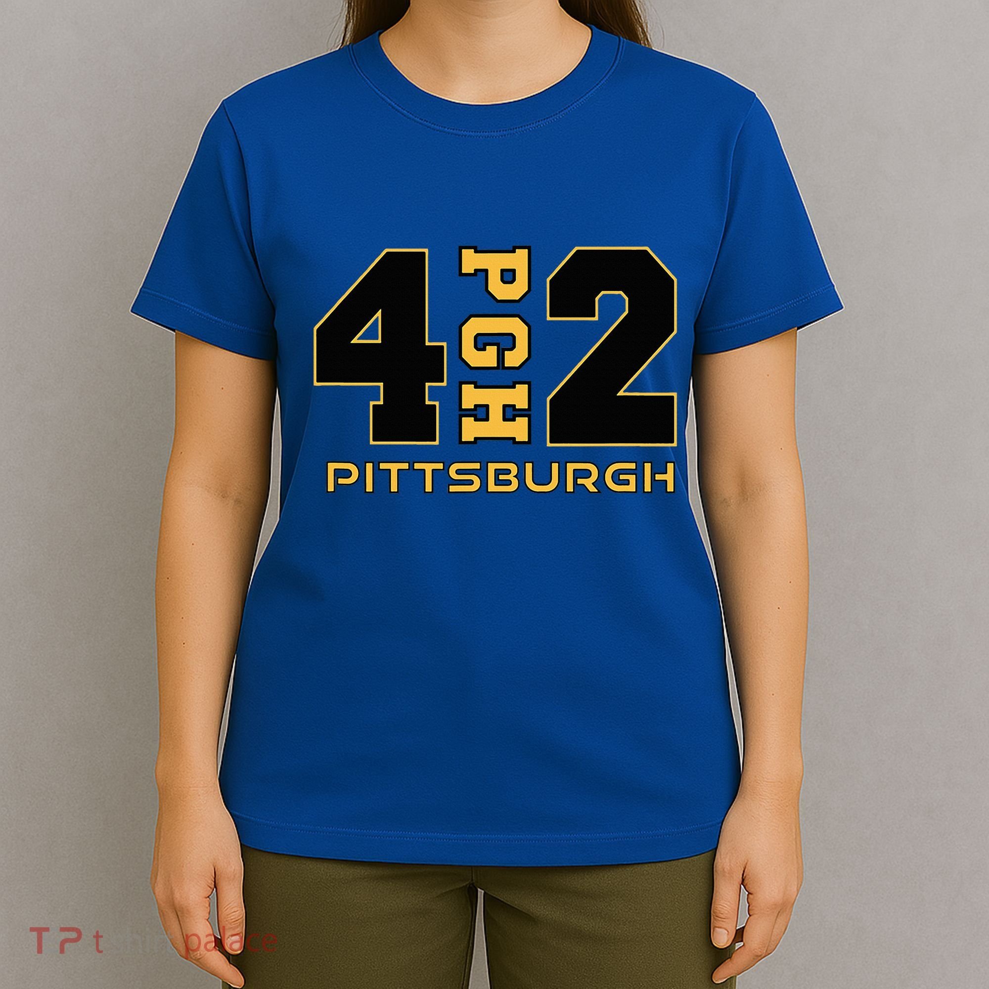 Pennsylvania 412 Area Code Burgh Steel City Local Pittsburgh T-Shirt