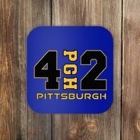 Pennsylvania 412 Area Code Burgh Steel City Local Pittsburgh Coaster thumb 0