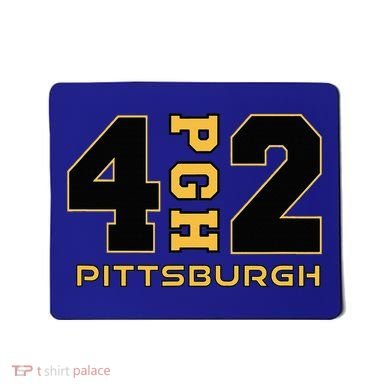 Pennsylvania 412 Area Code Burgh Steel City Local Pittsburgh Mousepad