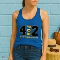 Pennsylvania 412 Area Code Burgh Steel City Local Pittsburgh Women's Tank Top thumb 2