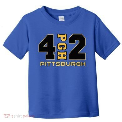 Pennsylvania 412 Area Code Burgh Steel City Local Pittsburgh Toddler T-Shirt