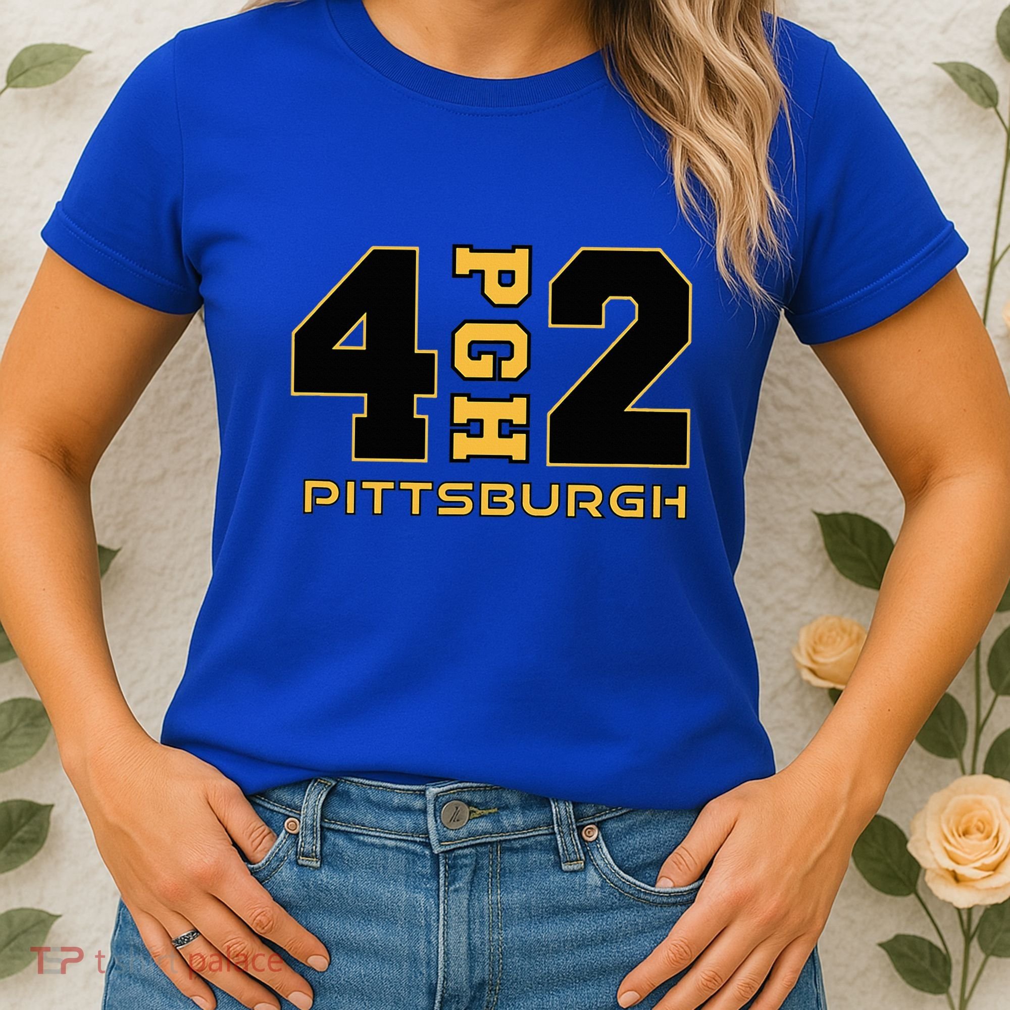 Pennsylvania 412 Area Code Burgh Steel City Local Pittsburgh Women's T-Shirt