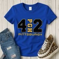Pennsylvania 412 Area Code Burgh Steel City Local Pittsburgh Women's T-Shirt thumb 3