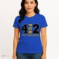 Pennsylvania 412 Area Code Burgh Steel City Local Pittsburgh Women's T-Shirt thumb 4