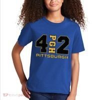 Pennsylvania 412 Area Code Burgh Steel City Local Pittsburgh Kids T-Shirt thumb 2