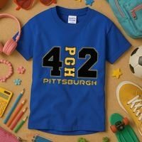 Pennsylvania 412 Area Code Burgh Steel City Local Pittsburgh Kids T-Shirt thumb 3