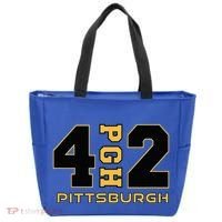 Pennsylvania 412 Area Code Burgh Steel City Local Pittsburgh Tote Bag thumb 0