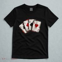 Poker 4 Aces Stud Hands Lucky Souvenir Las Vegas T-Shirt thumb 5