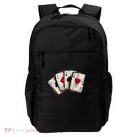 Poker 4 Aces Stud Hands Lucky Souvenir Las Vegas Backpack thumb 0