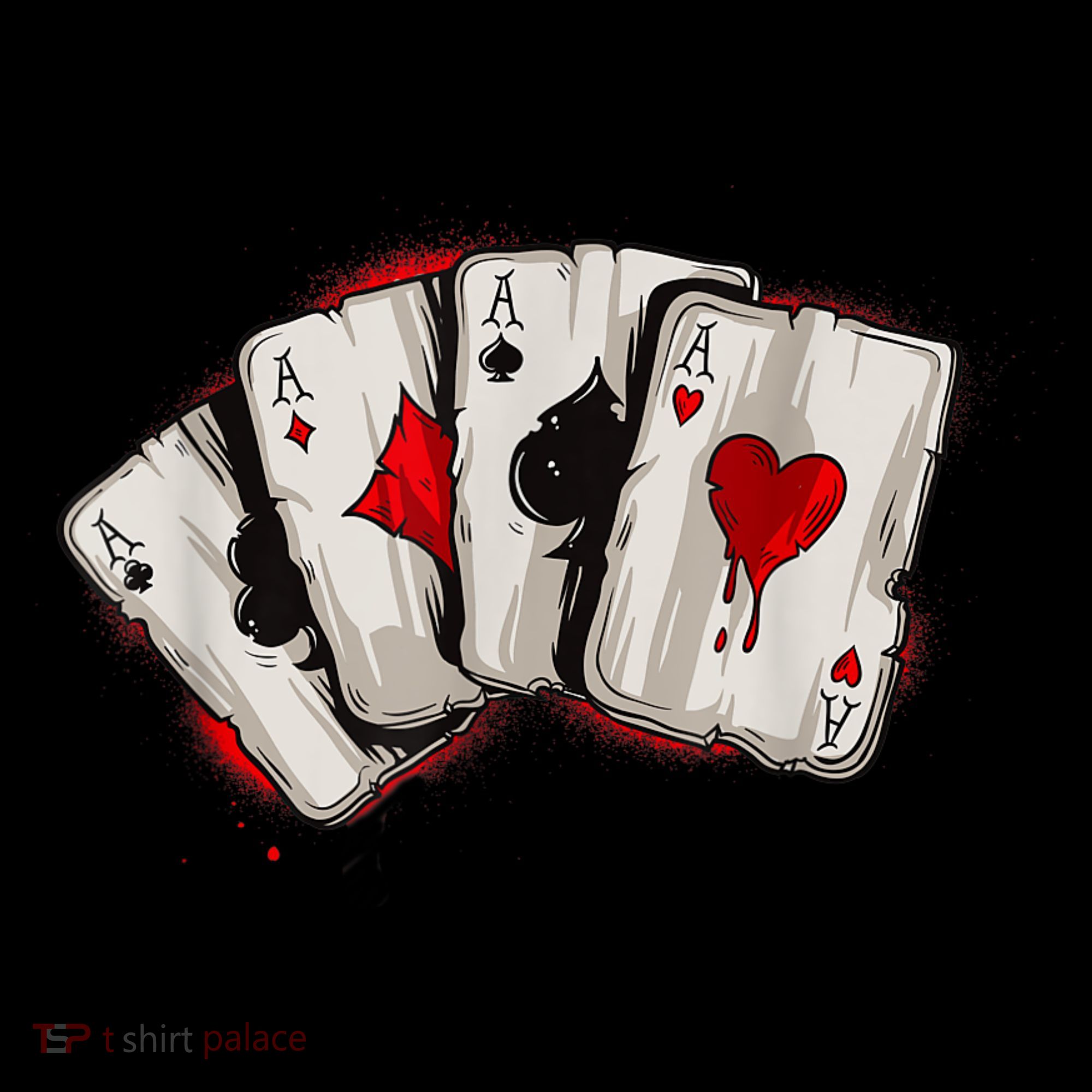 Poker 4 Aces Stud Hands Lucky Souvenir Las Vegas Coffee Mug
