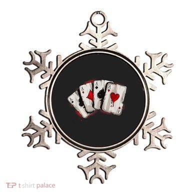 Poker 4 Aces Stud Hands Lucky Souvenir Las Vegas Ornament