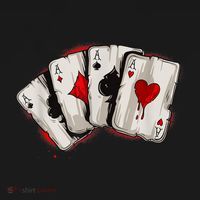 Poker 4 Aces Stud Hands Lucky Souvenir Las Vegas Women's Tank Top thumb 5