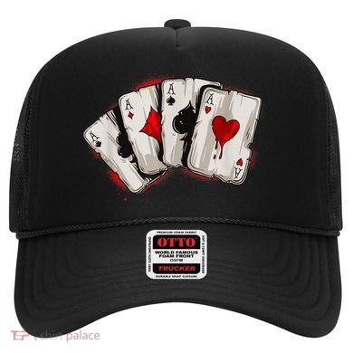 Poker 4 Aces Stud Hands Lucky Souvenir Las Vegas Hat