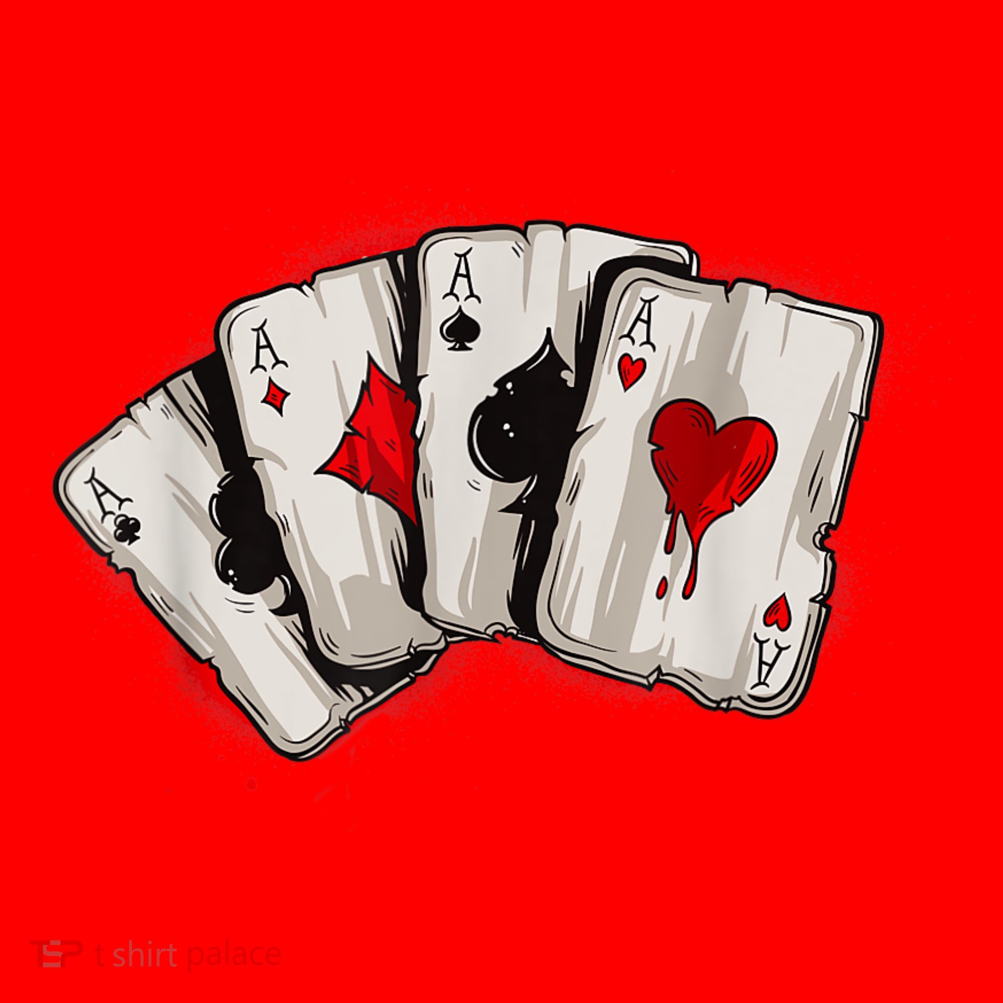 Poker 4 Aces Stud Hands Lucky Souvenir Las Vegas Santa Hat