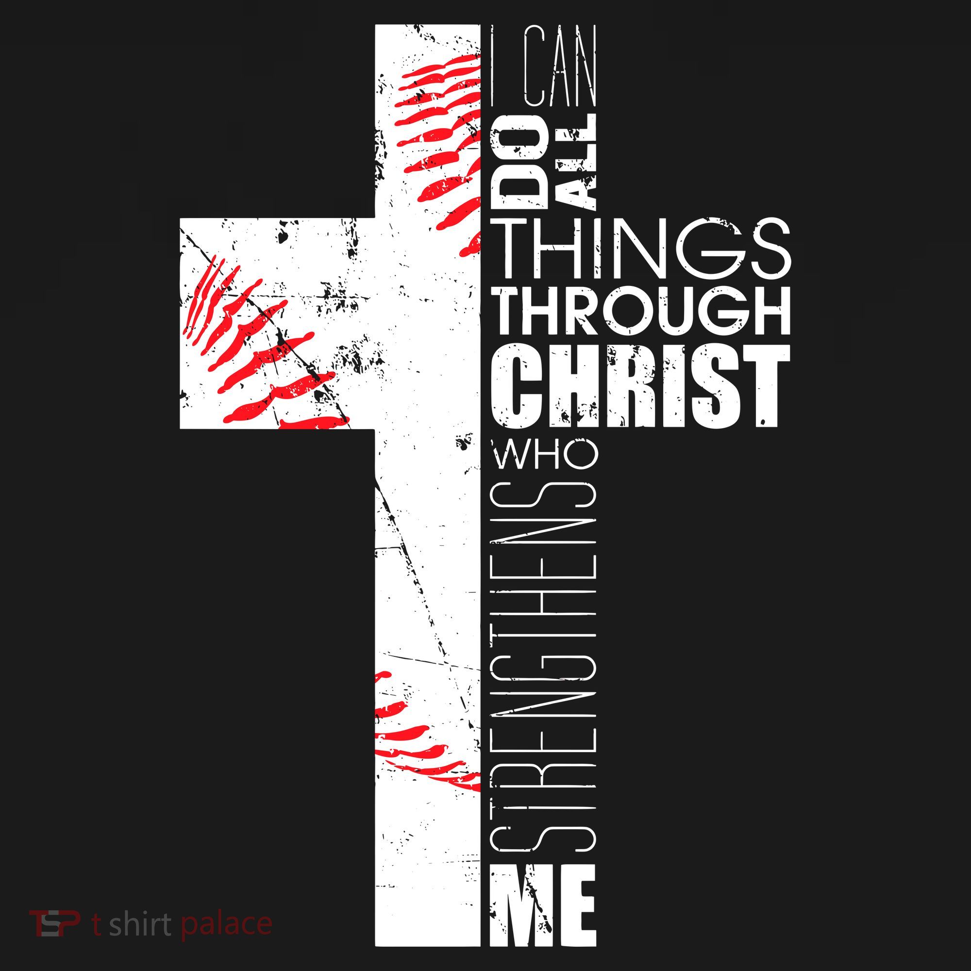 Philippians 413 Baseball Christian Cross Religious Verse Visor