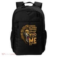 Philippians 413 Bible Quote Scriptures Christian Backpack thumb 0