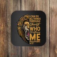 Philippians 413 Bible Quote Scriptures Christian Coaster thumb 0