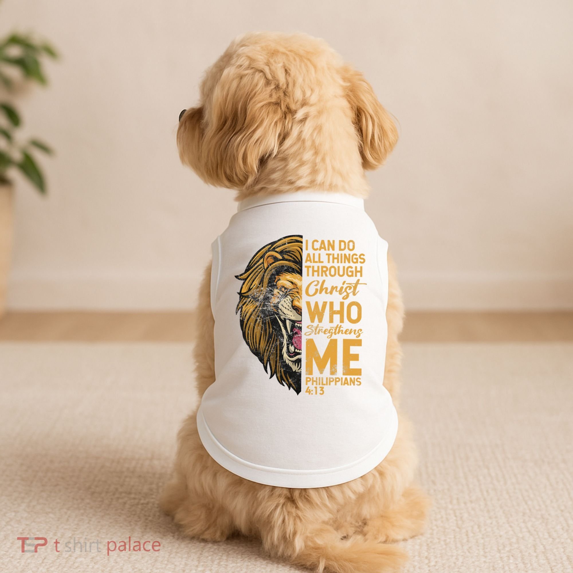 Philippians 413 Bible Quote Scriptures Christian Doggie Tank