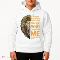 Philippians 413 Bible Quote Scriptures Christian Hoodie thumb 2